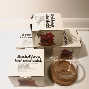 Vintage BodaNova Glass Dish - Designer Signe Persson-Melin - 4 available